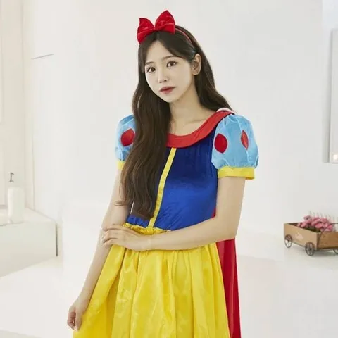 교복몰 고품질 TBZ 교복몰 일곱난장이의 사과 공주 롱드레스 코스프레 코스프레대여 졸사컨셉 WFMERYT