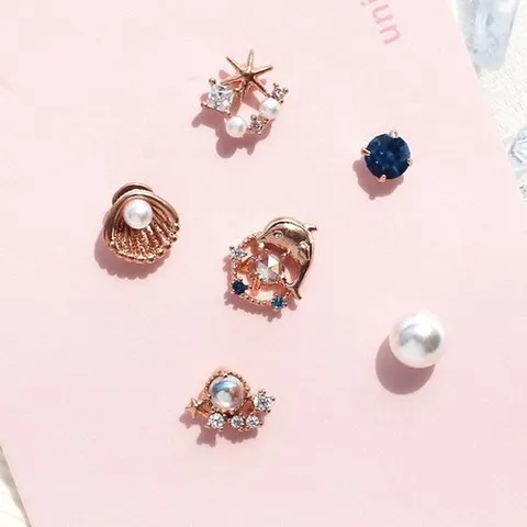 패션플러스 [셀럽하우스] (낱개판매) GPBOBJCR 나의 엔돌핀 돌고래 귓볼 트라거스 피어싱