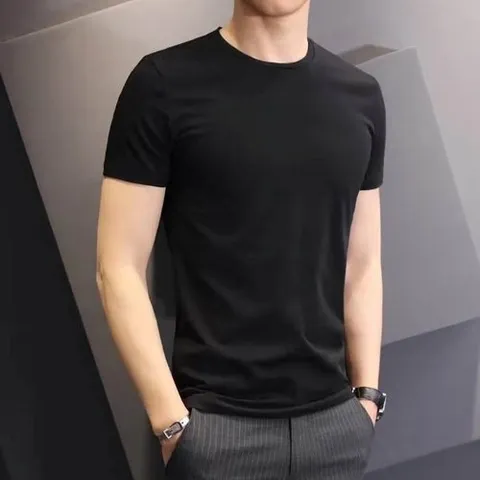 패션플러스 [셀럽하우스] 깔끔한 UADR9082 라운드넥 무지 디자인 아이스 쿨 반팔티