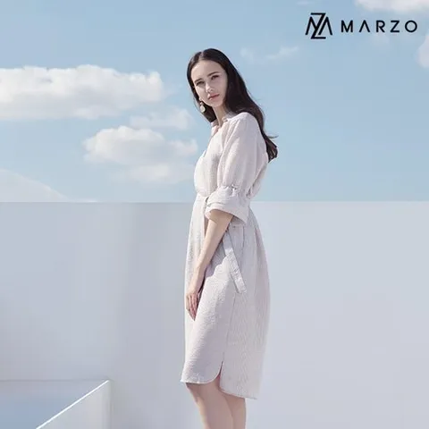 마르조 마르조][1종]로아벨시어서커원피스 베이지