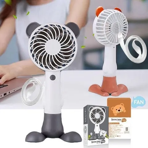 셀러허브 1 [RG8650RT]부츠베어 목걸이줄 스탠드 핸드선풍기 손풍기