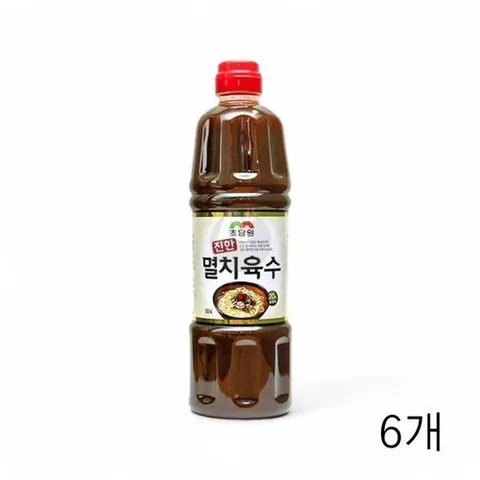 셀러허브 패션 [JHQSCB0H_52EN]X 만능멸치육수 해물육수 900ml 6개