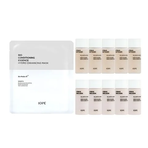 아이오페 인핸싱 마스크 + 스템3 스킨로션75ml (15mlx5)