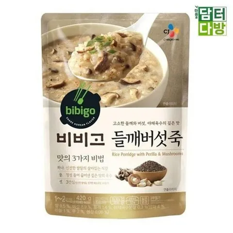 셀러허브 1 [XBF4J4O5_48]비비고 들깨버섯죽 420g X 5개 비비고죽420g