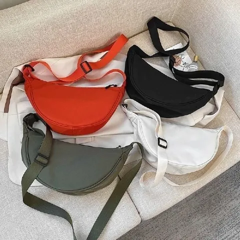 기타 빽 이거찜 여성반달크로스백 가방 패턴 슬림 손가방