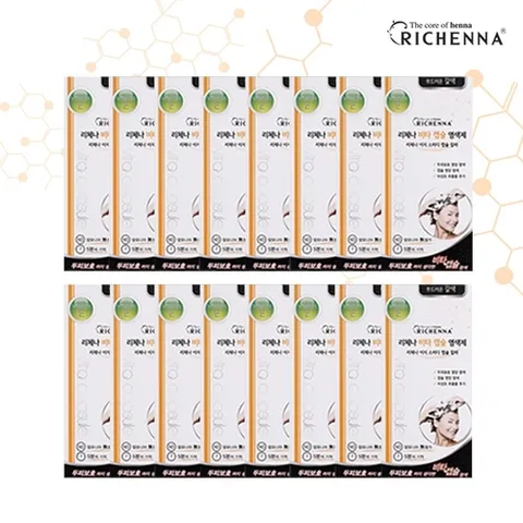 리체나 [매니아구성] 리체나 샴푸형 비타캡슐 염색제 16박스 