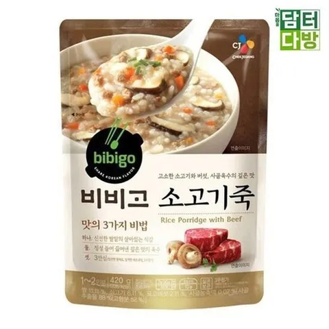셀러허브 1 [XBF4J4O0_48]비비고 소고기죽 420g X 5개 비비고죽420g