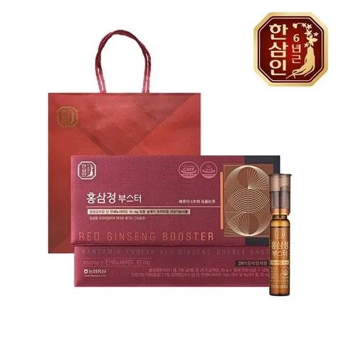 한삼인 [농협홍삼] 한삼인 홍삼정 부스터 12병+쇼핑백