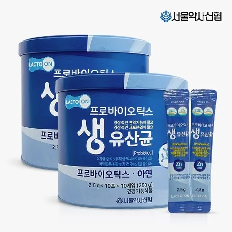 서울약사신협 [1+1] 락토온 프로바이오틱스 생유산균 2.5g 100포