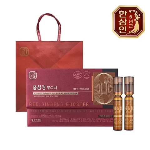 한삼인 [농협홍삼] 한삼인 홍삼정 부스터 12병 2세트+쇼핑백