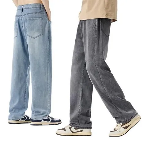 셀러허브 패션 남성 청바지 여름 쿨링 텐셀 와이드 데님 팬츠