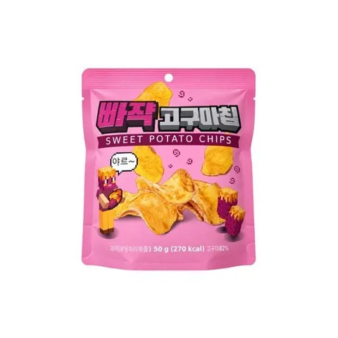 기타 빠쨕 고구마칩 50g 스위트포테이토칩 바삭 달콤 고구마과자