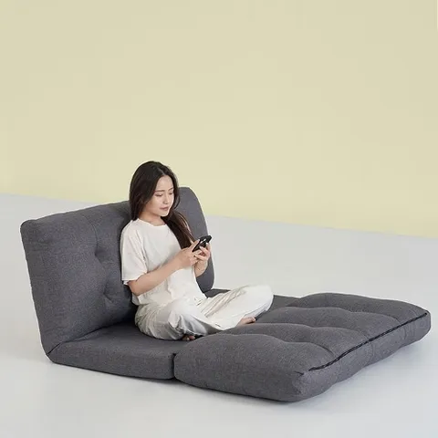 텐스페이스 [착불]텐스페이스 시즌2 패브릭2인 좌식소파베드(쿠션2개포함) LA65R