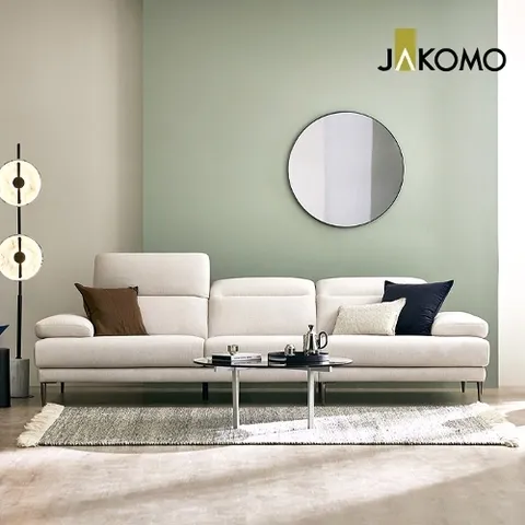 자코모 카밍 4인 기능성 젠위브 패브릭 소파