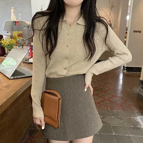 기타브랜드 긴팔 니트 가디건