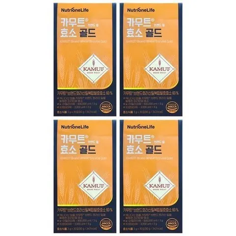 뉴트리원 뉴트리원 카무트 효소 골드 3g x 30포 4박스 HIS (38657985)