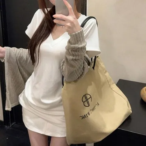 셀러허브 패션 여성 데일리 브이넥 반팔 롱 티셔츠 FSF-G 0013 SWC-1010602 (52281198)