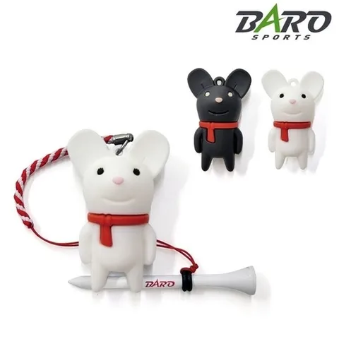 바로스포츠 골프티걸이 찍찍이 티꽂이 2개세트 티홀더 분실방지 티고리 골프악세사리 기념품 캐디용품_P309142281