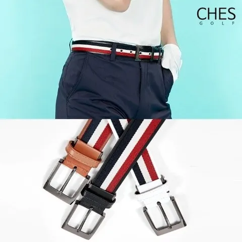 체스 레이브 남성 레자 벨트