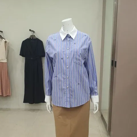 데코 레토 블라우스/  DCBAD3805WIC