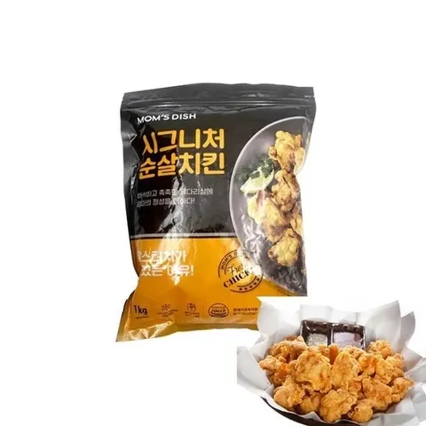 셀러허브 식품 맘스터치 시그니처 순살치킨 1kg (46613515)