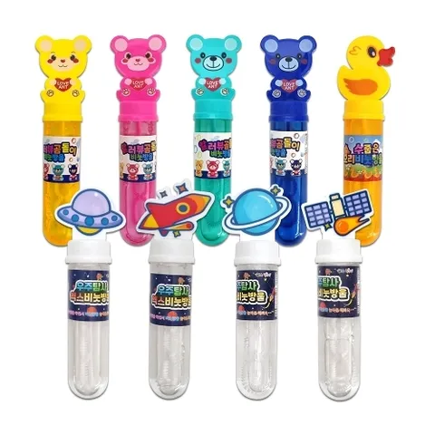 기타 곰돌이 오리 우주 비눗방울 버블스틱 1개