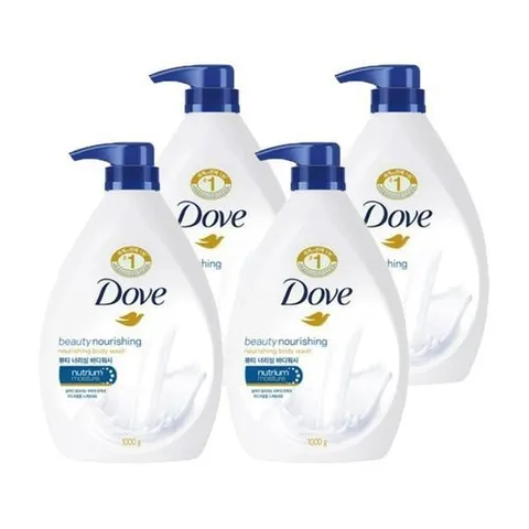 셀러허브 식품 도브 뷰티 너리싱 바디워시 1L 4개