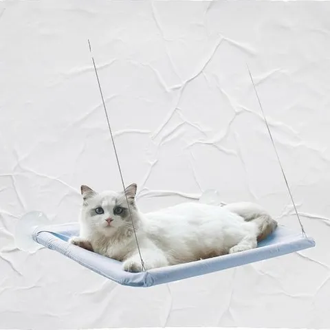 셀러허브 1 [드림하이브] 고양이 창문 해먹 흡착식 캣타워 실내용 소형 선반