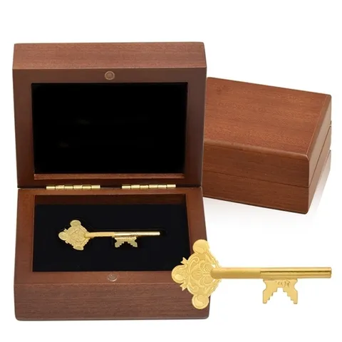 골드모아 순금 행운의열쇠 미니우드케이스S 3.75g 24K 정년퇴임퇴직감사패