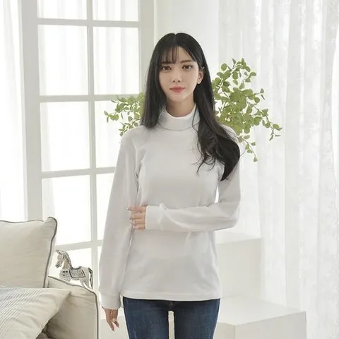 셀러허브 1 [XBILM2L3]교복몰 심플한 베이직 기본 목폴라 3컬러 여자 (15705072)