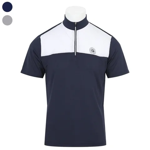 리빌모아 남자 여름 바람이 솔솔 통하는 메쉬 반팔 티셔츠 SE-L-TS-285-네이비