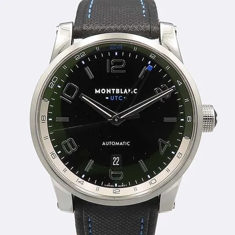 몽블랑 고이비토 중고명품  109334 UTC Special Edition TIMEWALKER(타임워커) 오토매틱 가죽밴드 남성용 시계