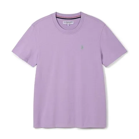 USPA 여성 여름 라운드 티셔츠라벤더WP25-T213_P413352179