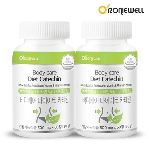 로니웰 바디케어 다이어트 카테킨 60정 x 2개 (총 2개월분)
