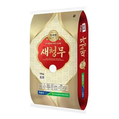 셀러허브 식품 우리쌀 새청무쌀 10kg 상등급 단일품종///