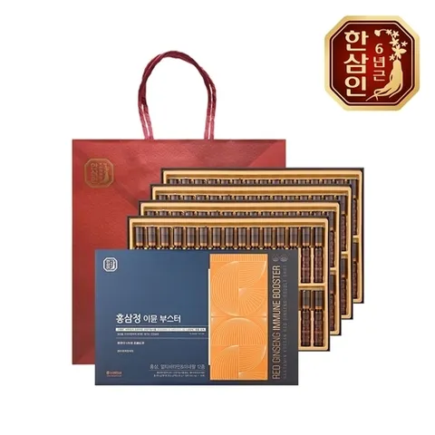 한삼인 [농협홍삼] 한삼인 홍삼정 이뮨 부스터 12병 4세트+쇼핑백
