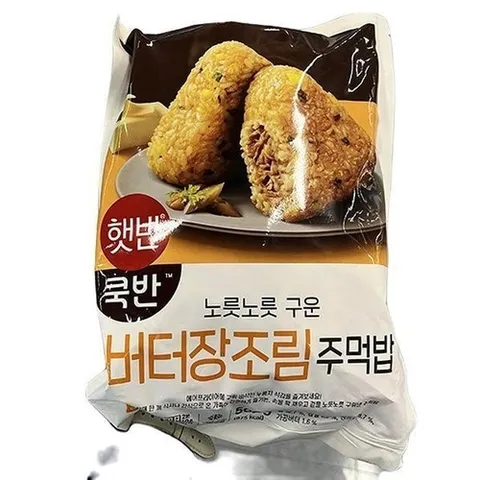 패션플러스 [에이알비티] 씨제이 비비고주먹밥 버터장조림 500g x 1개 27971 (29468974)