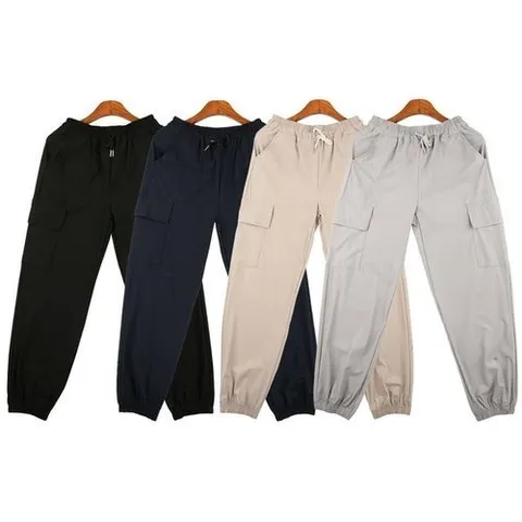 핫바 테이트 남녀공용 왕스판 카고 조거팬츠 SD-220583_P324659326