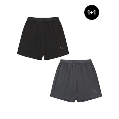 푸마 푸마] 공용 흡한속건 5부 팬츠 2종세트 택일