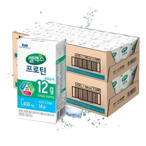 기타브랜드 매일유업 셀렉스 코어 프로틴 로우슈거 190ml X 48개_P411441349