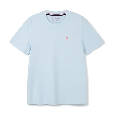 USPA 여성 여름 라운드 티셔츠스카이블루WP25-T212_P413352048