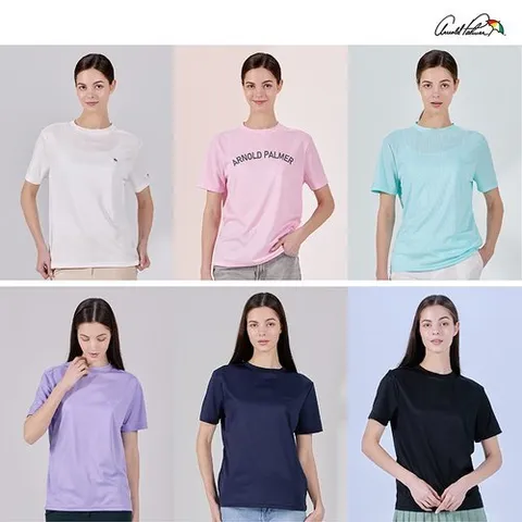 아놀드파마 (최종가) 아놀드파마 여성 기능성 반팔 티셔츠(6종)