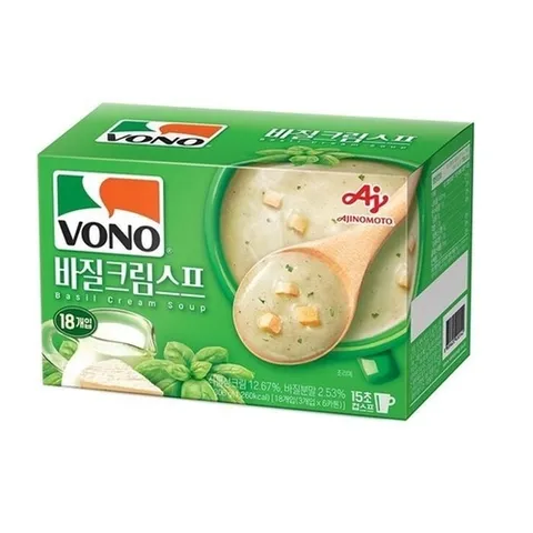 셀러허브 식품 보노 바질크림스프 17g x 18