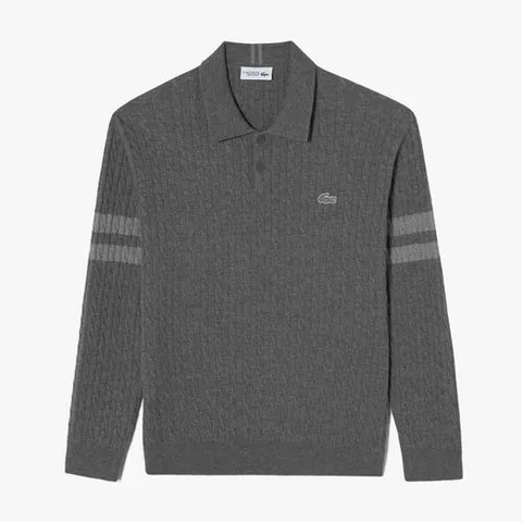 라코스테 LACOSTE 골프 케이블 폴로 스웨터 AH808E-56N CCA