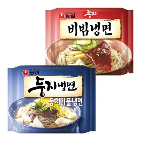 농심 둥지냉면 8봉/동치미 물냉면/비빔냉면