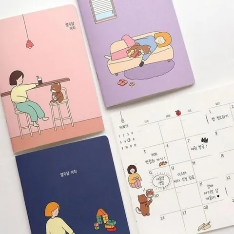 셀러허브 1 다이어리 노트 달력 공책 스케줄표 일정 체크 플래너 (13987151)