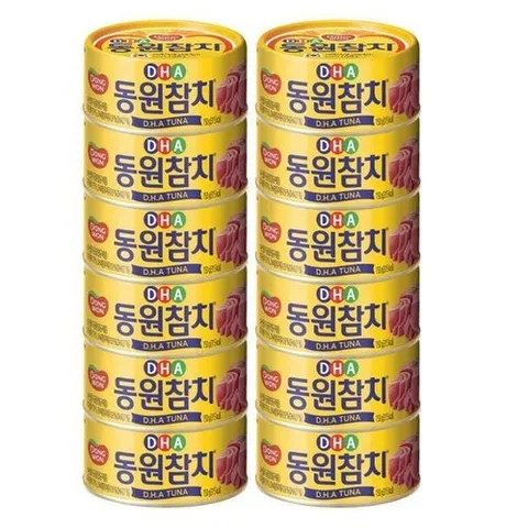 셀러허브 식품 동원 DHA 참치 150g 원터치 12캔 (16257923)