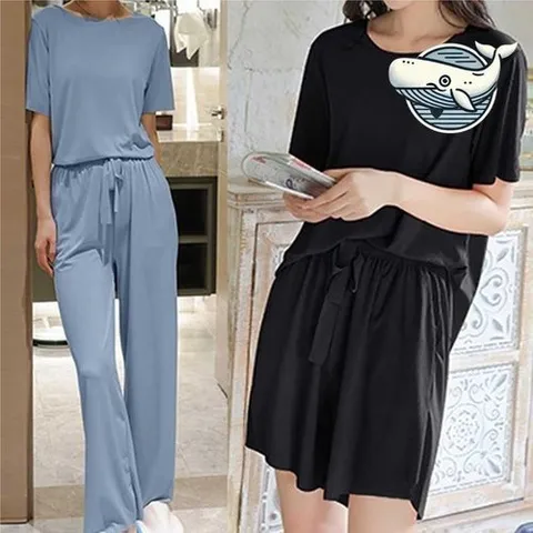 셀러허브 패션 [오노마] ONM 여름 실내 편안한 홈웨어 세트 시원한 반팔