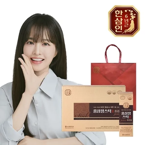 한삼인 [농협홍삼] 한삼인 홍삼정스틱 프라임 10ml 32포 +쇼핑백