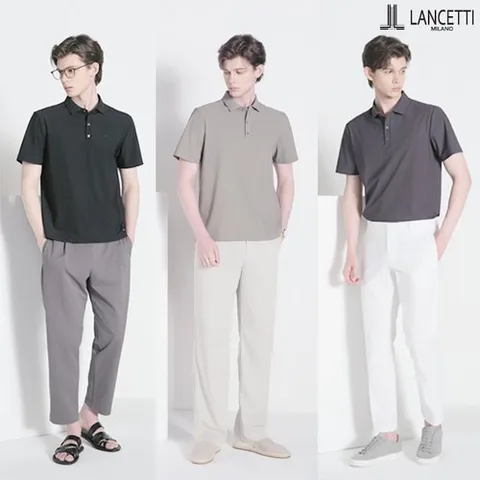 란체티 25SS 썸머 냉감 쿨 카라 티셔츠 3종